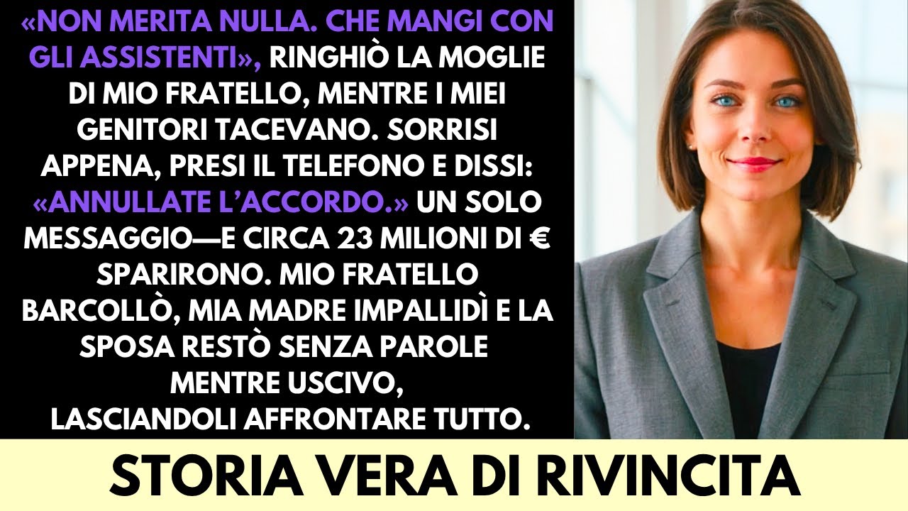 Mi Ha Chiamata Senza Valore—Un Messaggio, $26 Milioni Spariti E Loro Hanno Perso Tutto
