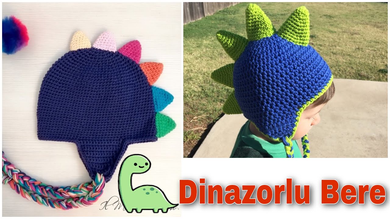 Dinazorlu Bere  /Tığ İşi Şapka / Crochet Beanie / part 2