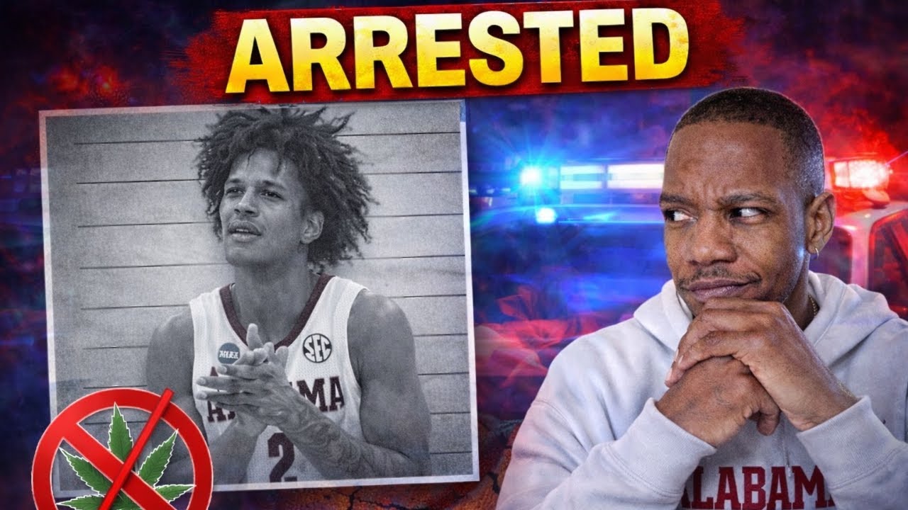 Alabama Star Guard Aden Holloway ARRESTED?! 🚨 Felony Drug Charges Spark Major Questions