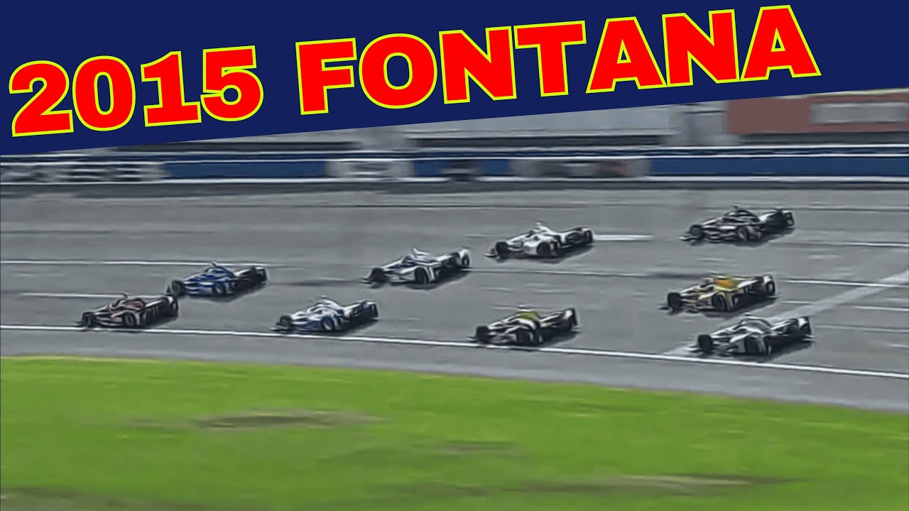 Over 19 Minutes of IndyCar Action from 2015 Fontana
