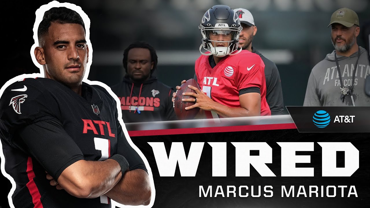 Marcus Mariota is Mic'd Up at AT&T Training Camp | Atlanta Falcons | Wired
