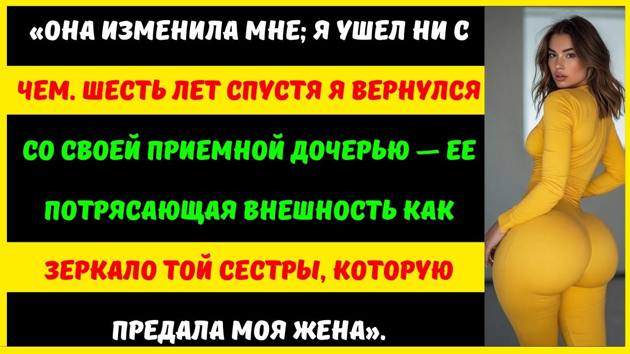 Моя жена изменила мне, и я всё бросил... Шесть лет спустя я вернулся со своей приёмной дочерью.