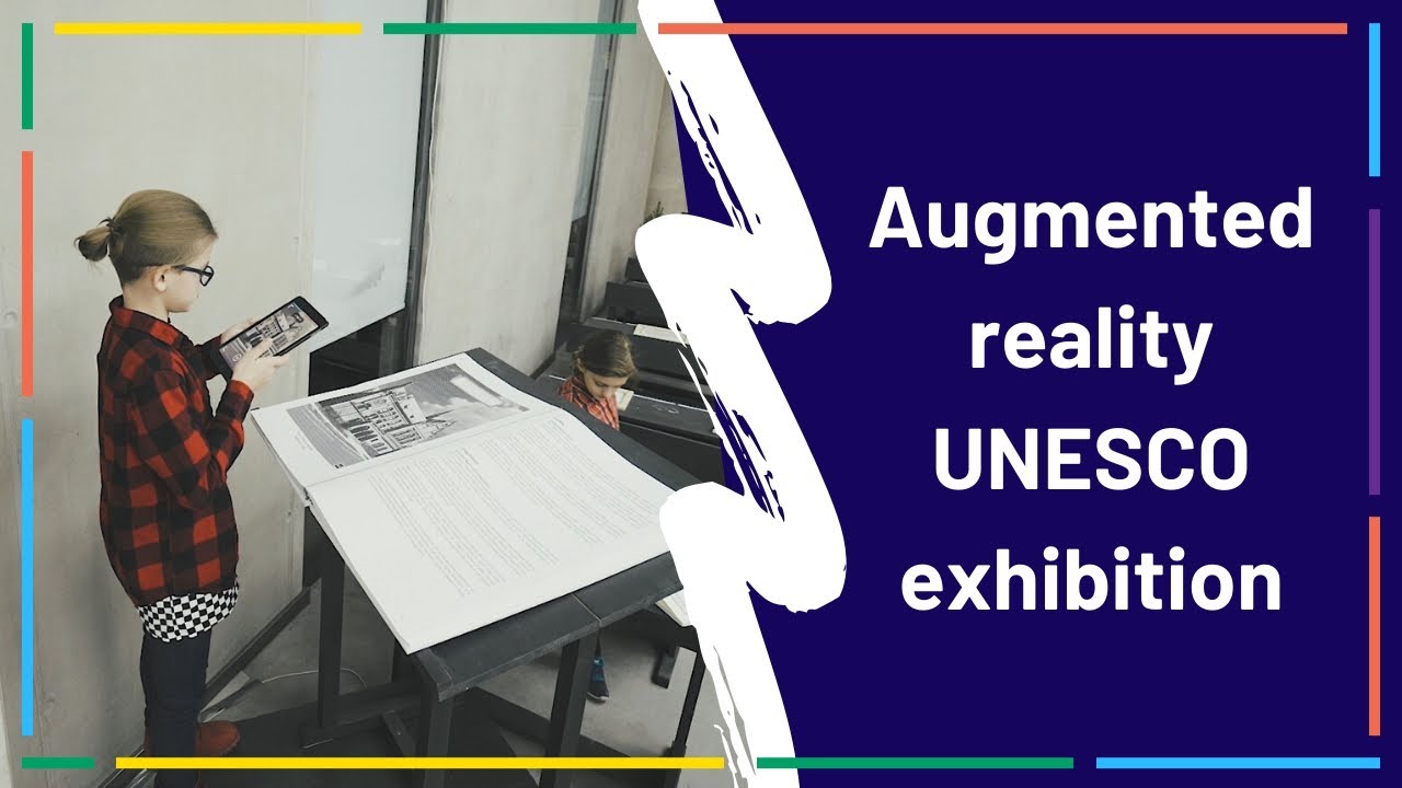Augmented reality interactive exhibition | UNESCO Latvian Alphabet