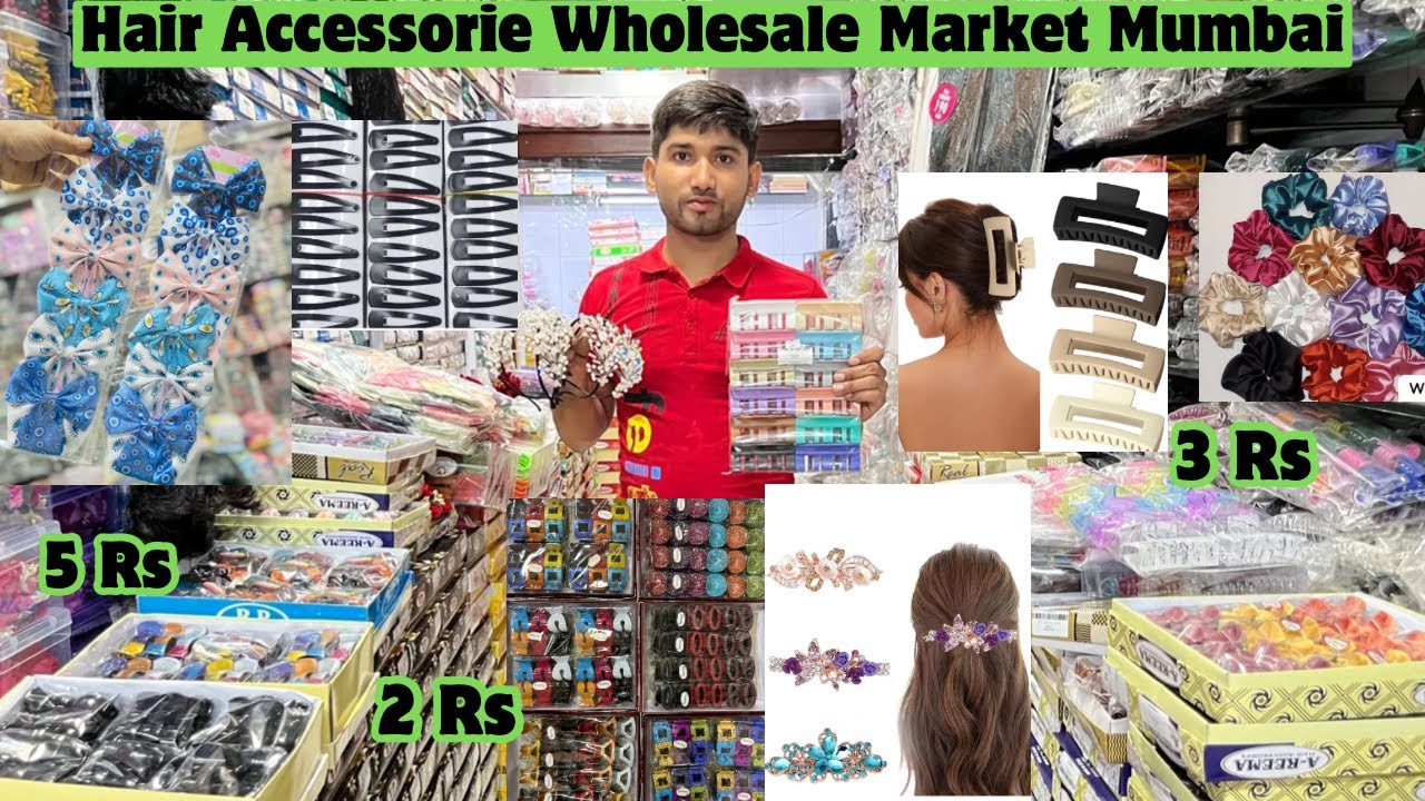 Hair Accessorise Wholesale Market Mumbai | Korean Hair Accessorise | Imported Fancy Korean Hair Clip