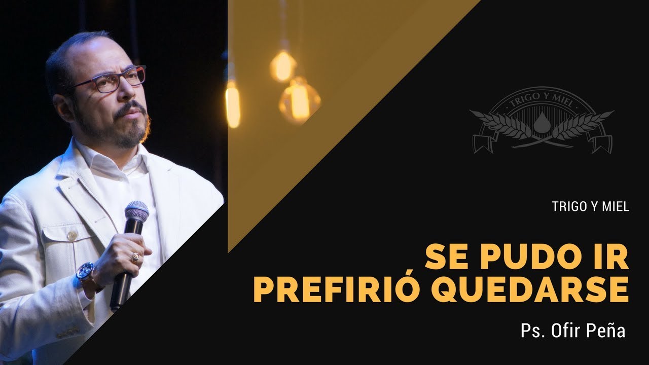 Sepudo ir, prefirió quedarse - Ofir Peña