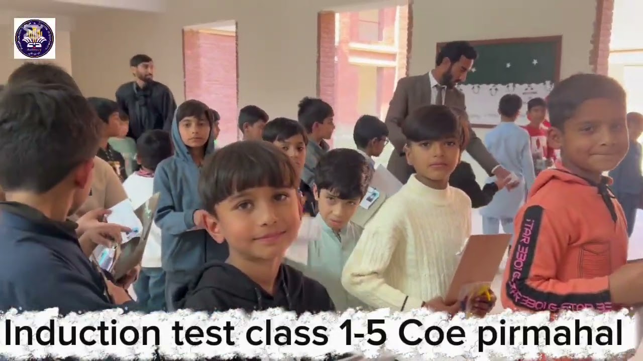 Admission Test Class 1-5 Center of Excellence Boys Pirmahal 