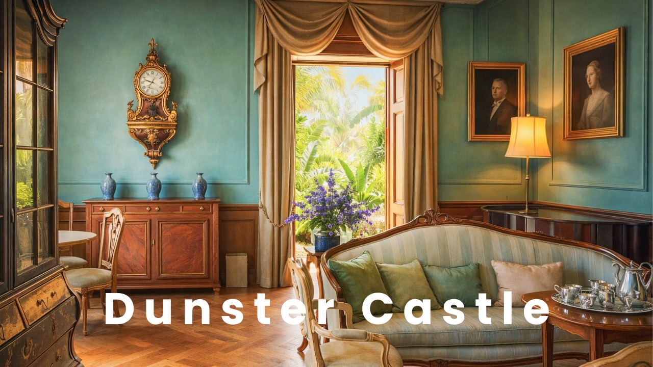 Exploring DUNSTER CASTLE | A journey through the Castle and Gardens | Somerset UK