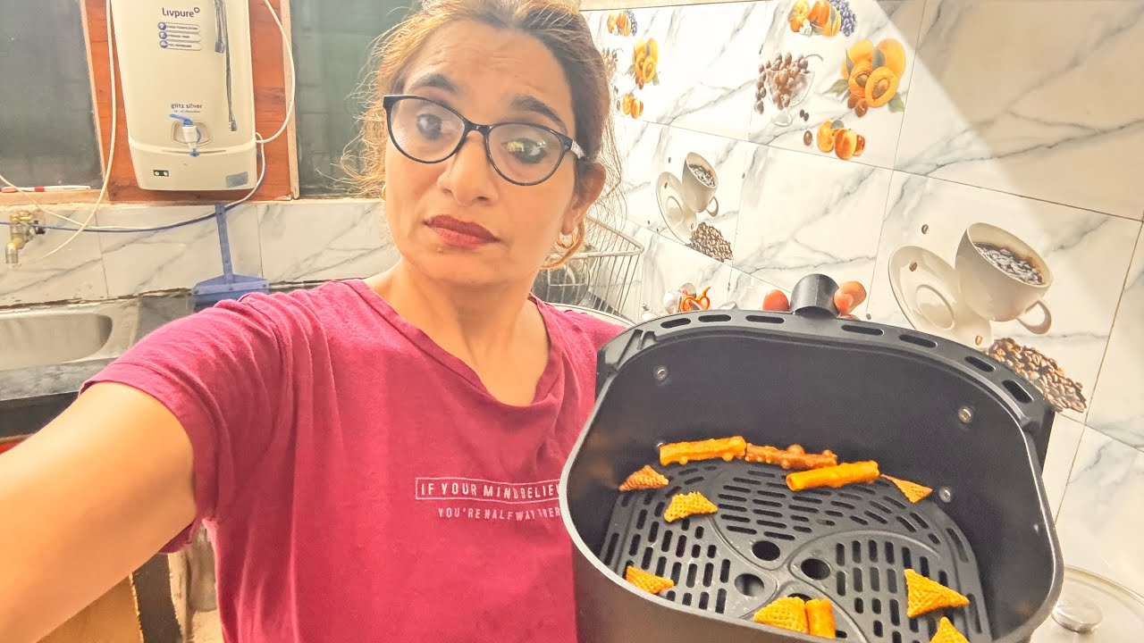 Air fryer mai papad banane se ye kya ho gaya 😱😱