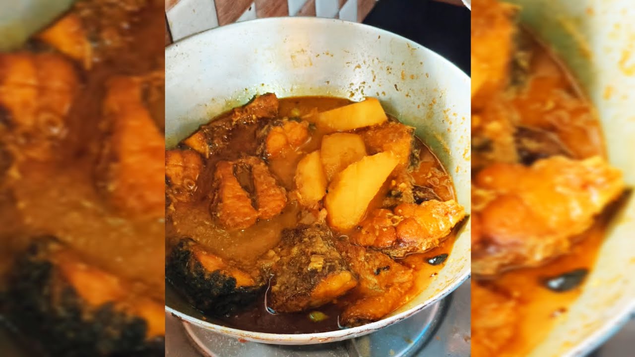 এইভাবে আলু দিয়ে কাতলা মাছের কালিয়া বানিয়ে খেয়ে দেখুন মজা পাবেন।#katla #recipe #foryou 