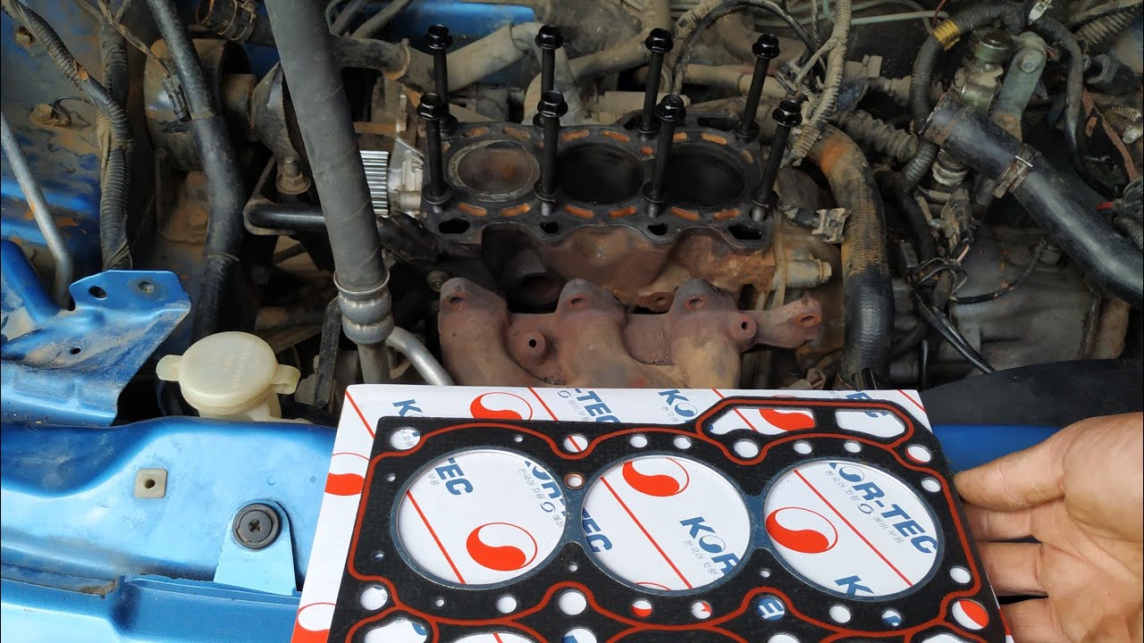 Am schimbat garnitura de chiuloasă /I changed the cylinder head gasket / la Daewoo  Matiz ,partea 2
