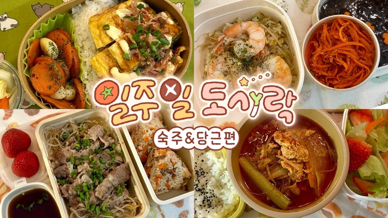 무한 숙주&당근 지옥🥕요청 많았던 숙주로 일주일 도시락싸기🍱#84