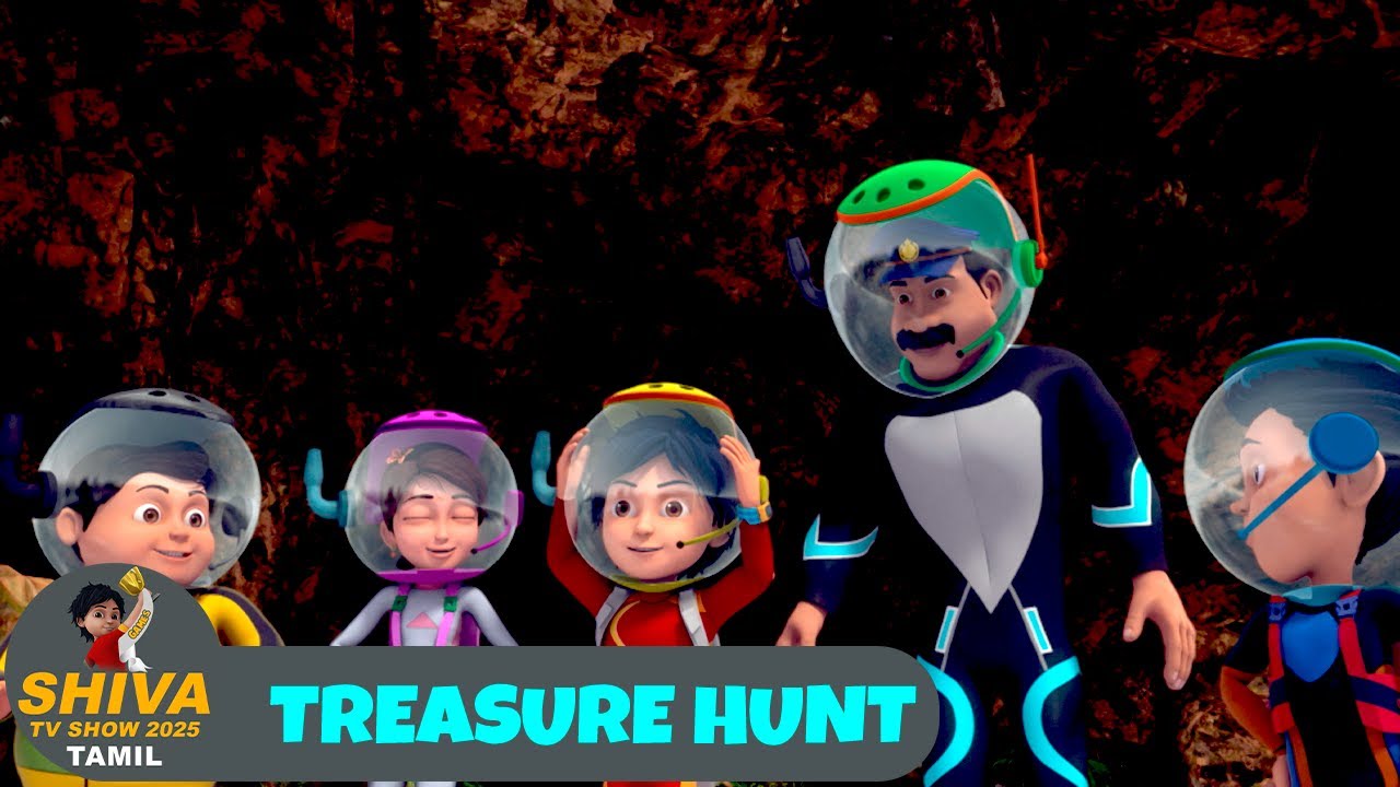 Treasure Hunt | Shiva Cartoon 222 | மோட்டு பட்லு எபிசோட் 222 | Shiva TV Show Tamil