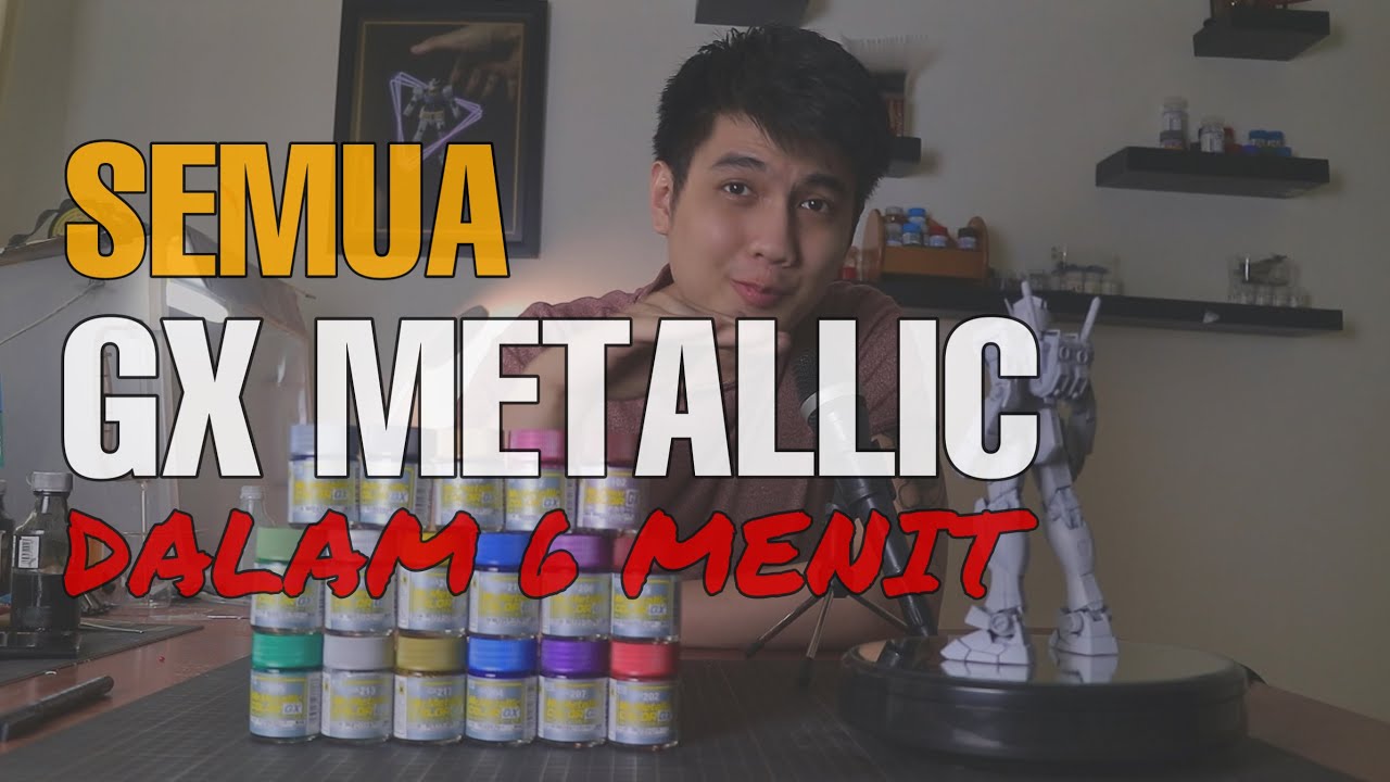 GX Metallic Color Test (mencoba semua warna GX Metallic)