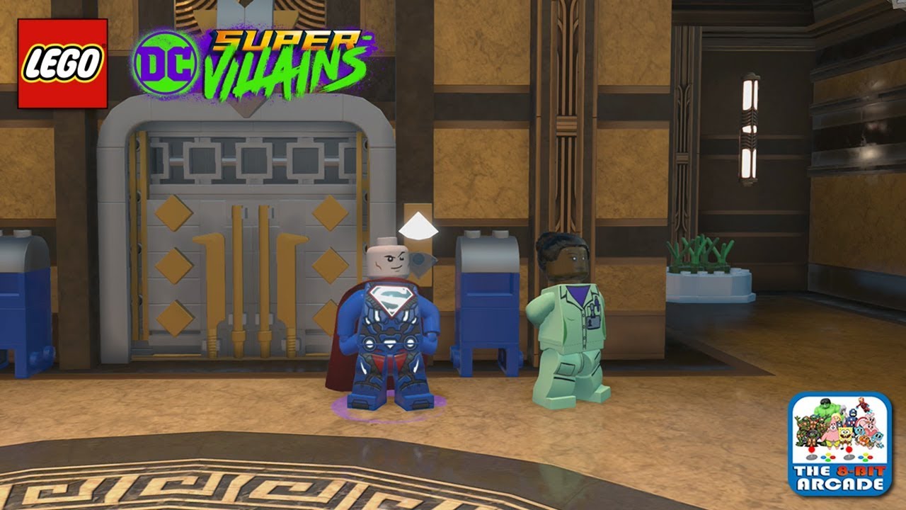 LEGO DC Super-Villains - The Robots have taken over Lexcorp (Xbox One Gameplay)