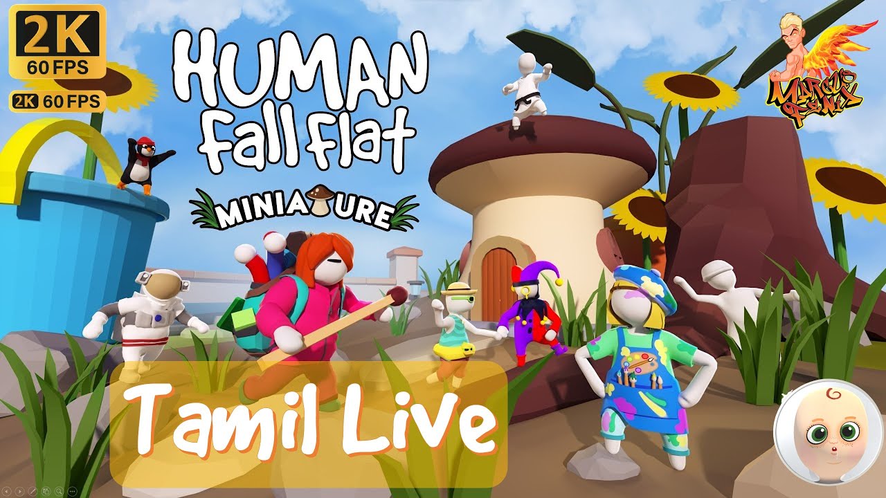 Human Fall Flat Tamil |2K 60 FPS | HFF Tamil | Tamil Gameplay|