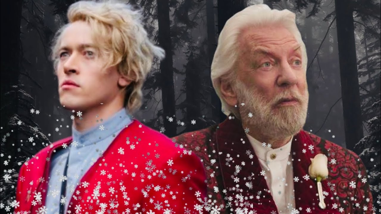 President SNOW hears Katniss singing HANGING TREE