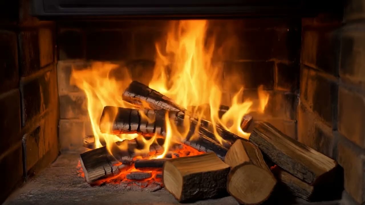 Fireplace with Soft music