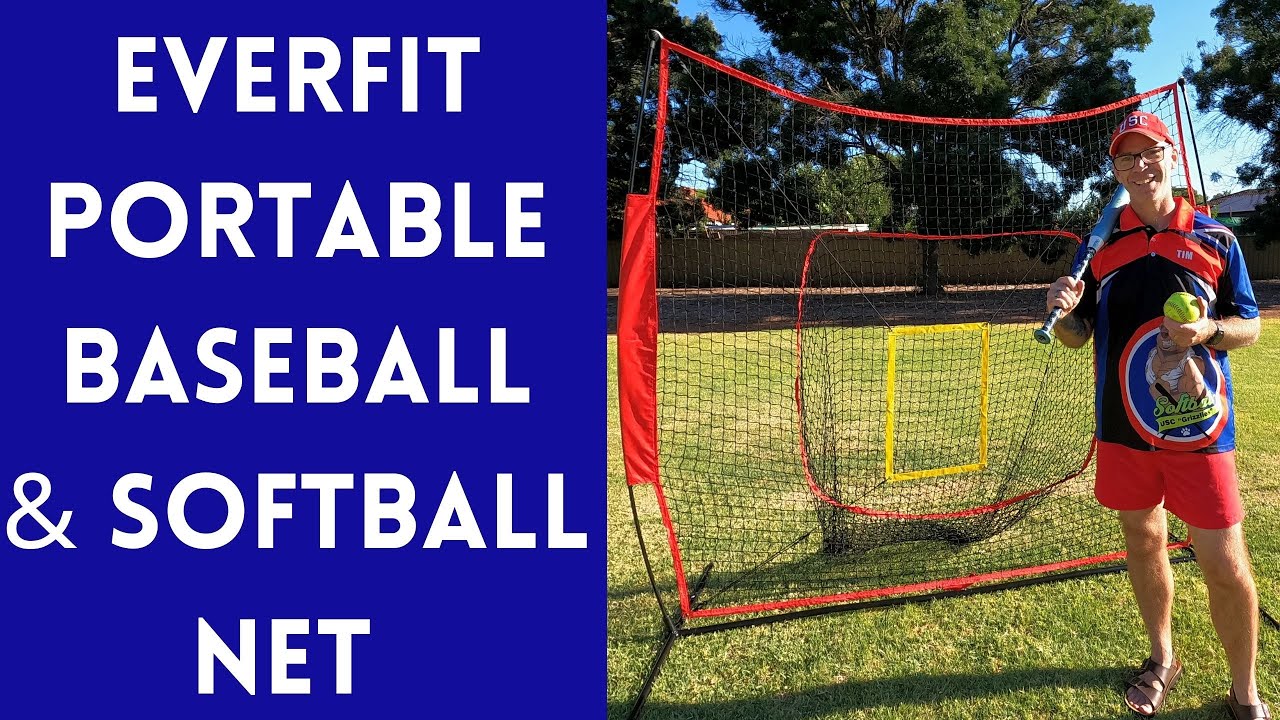 Everfit Baseball and Softball Net Setup and Review