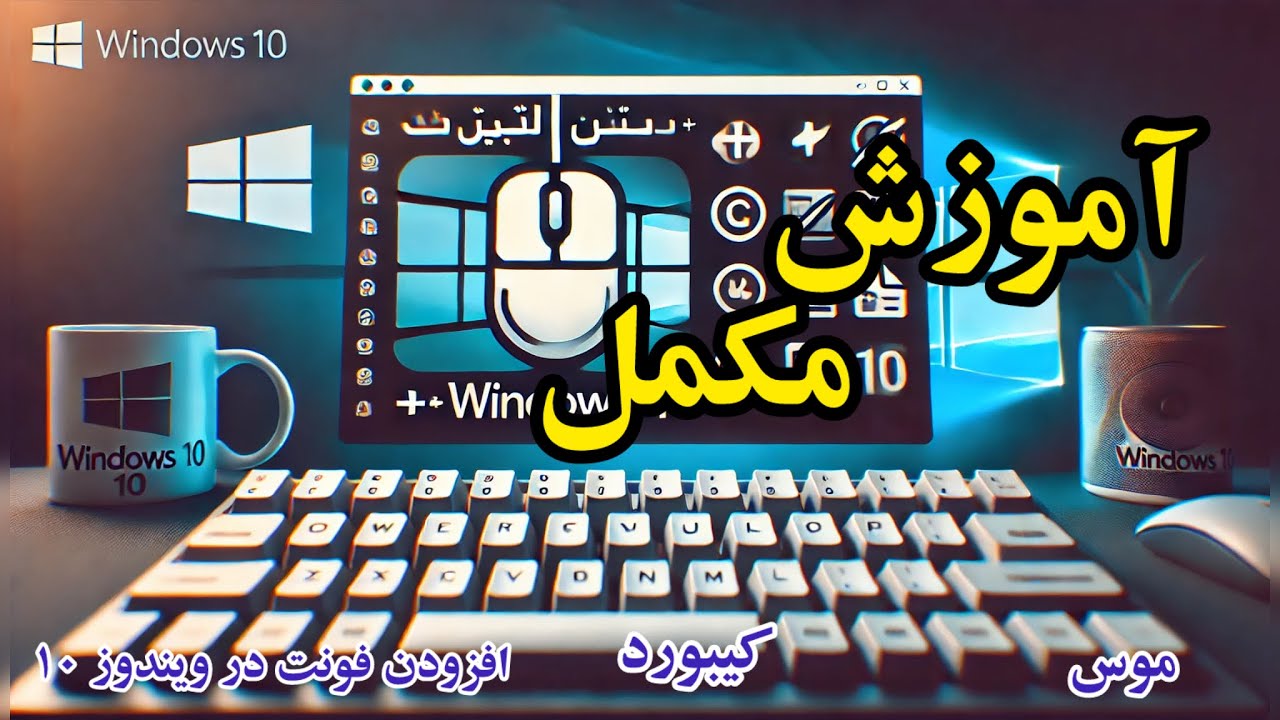 ترفندهای موس، کیبورد و فونت در ویندوز 10 | Windows 10 Tips