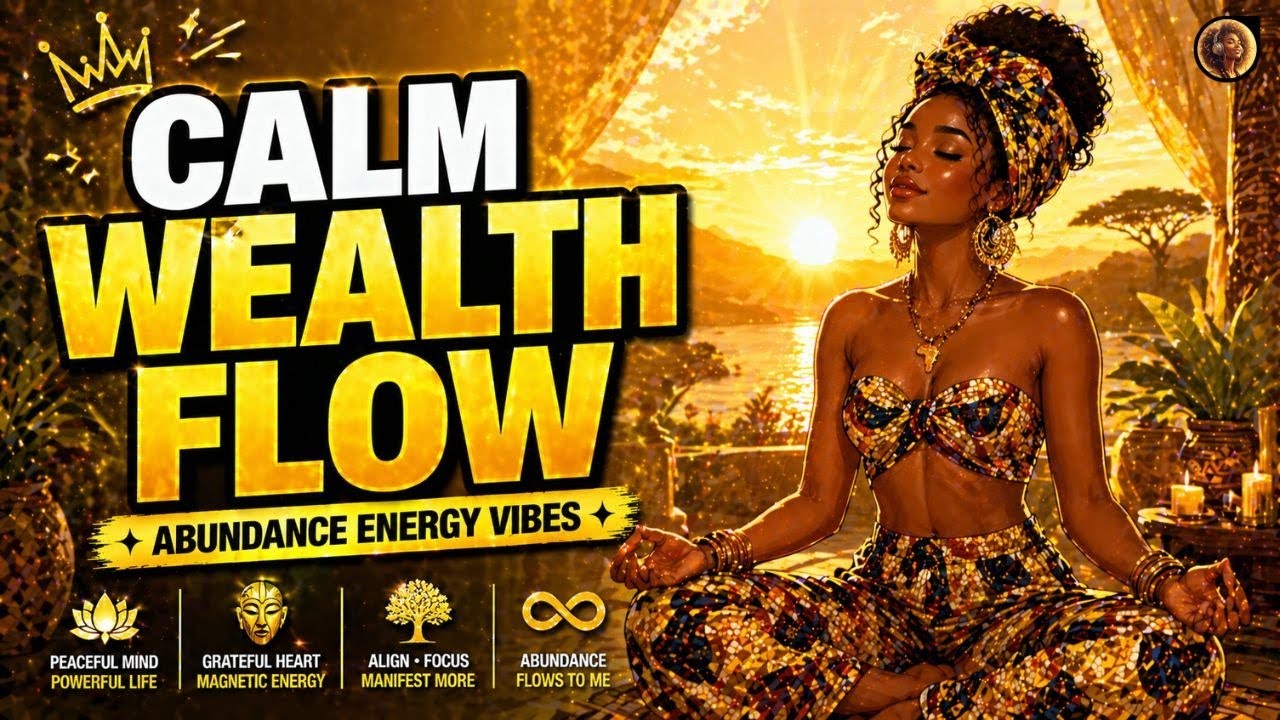 Midnight Moonlit Focus ✨ Soft Life Energy Vibes | Afro Soul Deep House