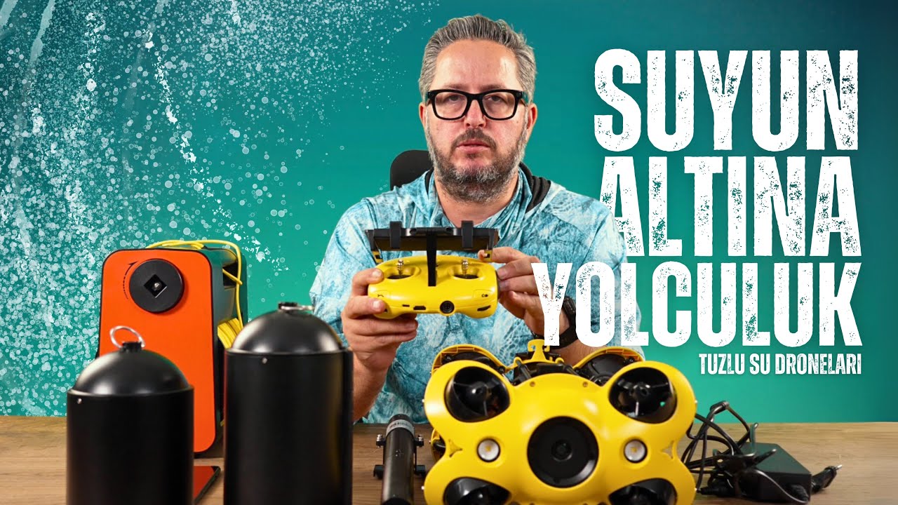 SUYUN ALTINA YOLCULUK ! TUZLU SU DRONE'LARIMIZ !