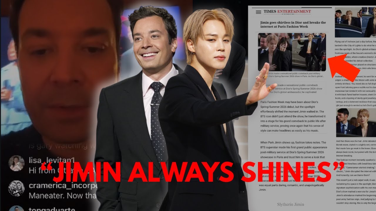 Jimmy Fallon Shocks the World: His Sudden Revelation About Jimin BTS Sends the Media Into Panic!