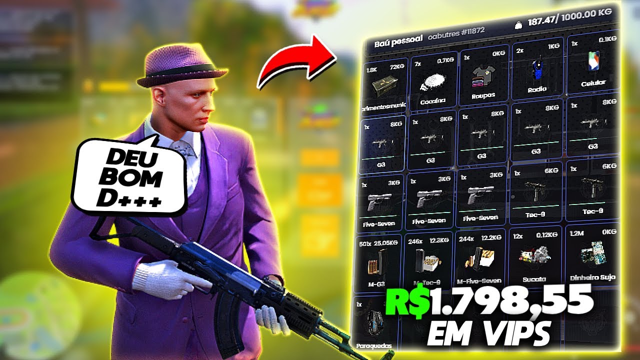 1 HORA JOGANDO ENCHI 2 BASES de CAIXAS RARAS VIREI o MELHOR JOGADOR do GTARP/FIVEM