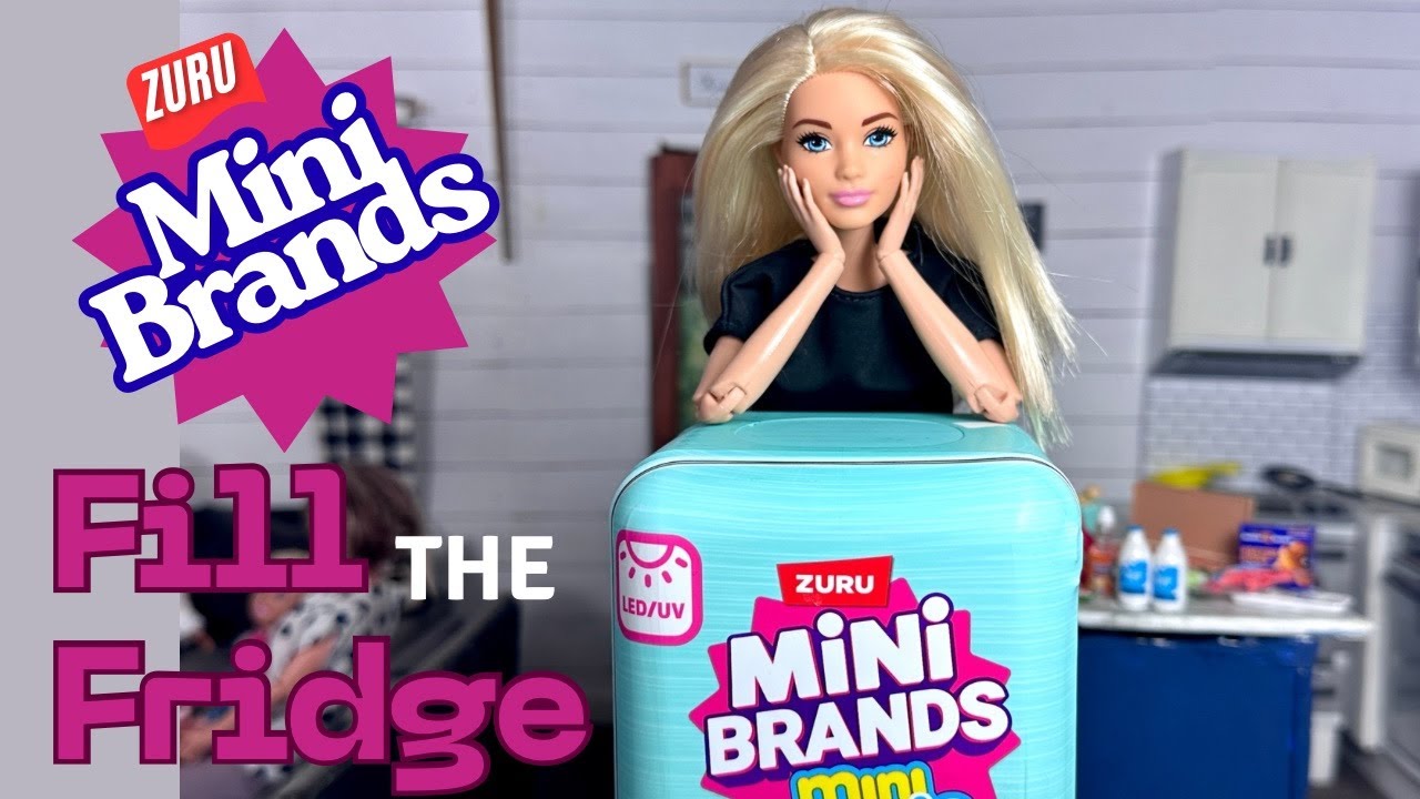 Открытие Mini Brands Fill The Fridge | Zuru Mini Brands Mini Minis
