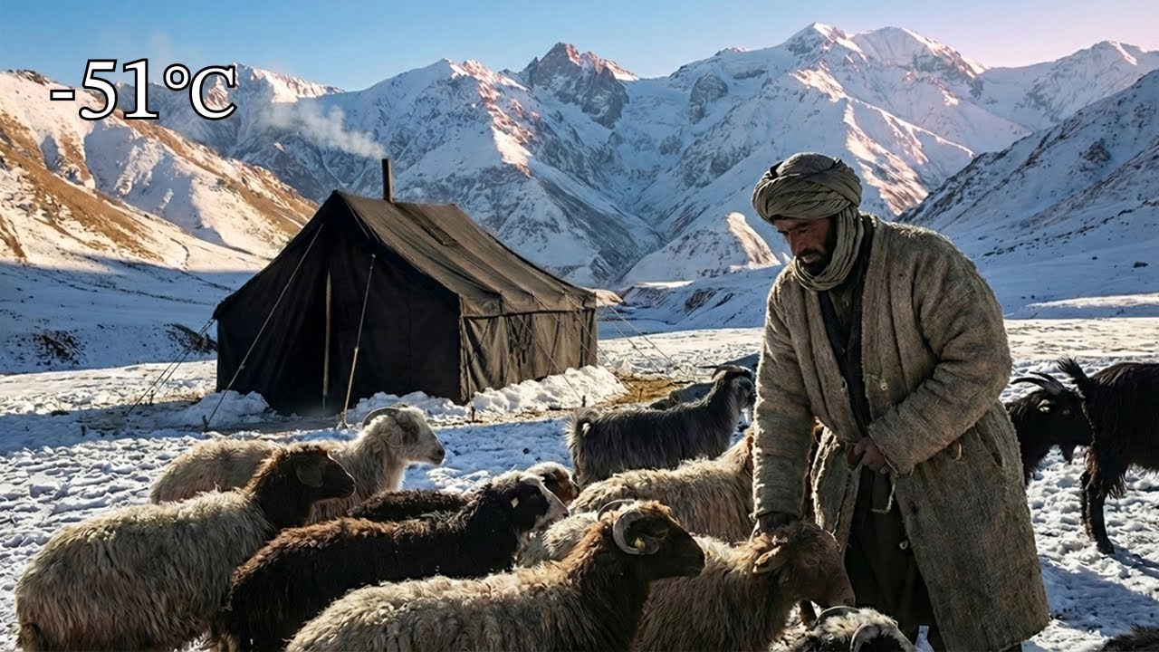 Life Without Civilization in Afghanistan’s Snowy Mountains | Extreme Winter Survival