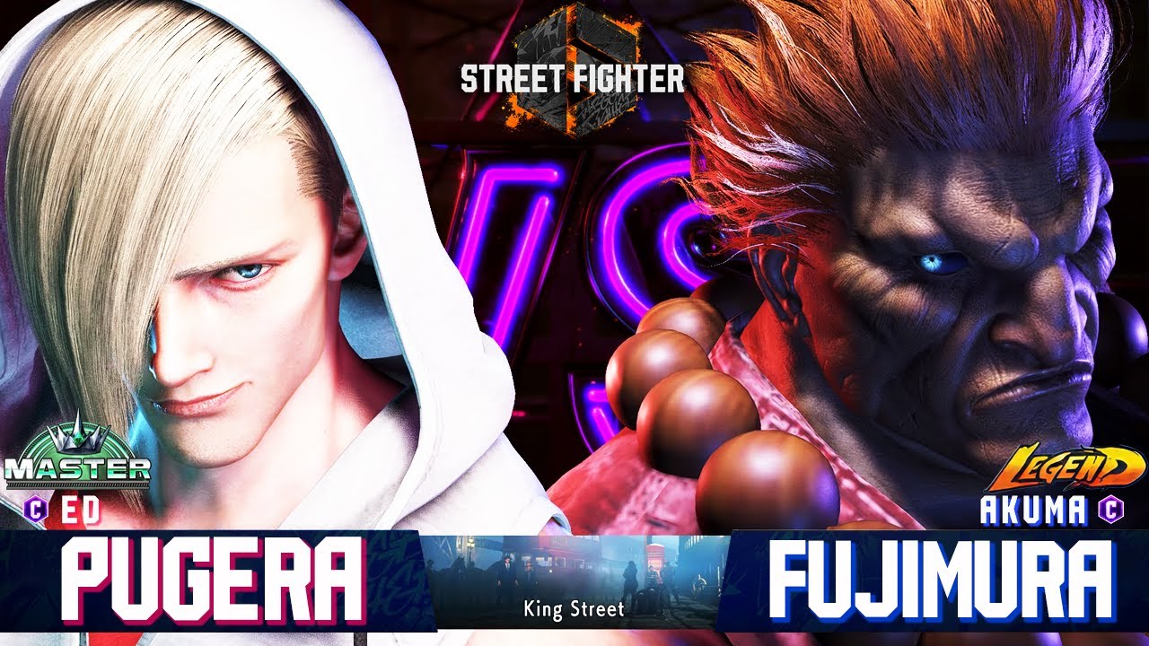 SF6🔥 Pugera (ED #3)  Vs  Fujimura (AKUMA #2) 🔥 Best Custom Room Match 🔥SF6 DLC High Level Replays🔥