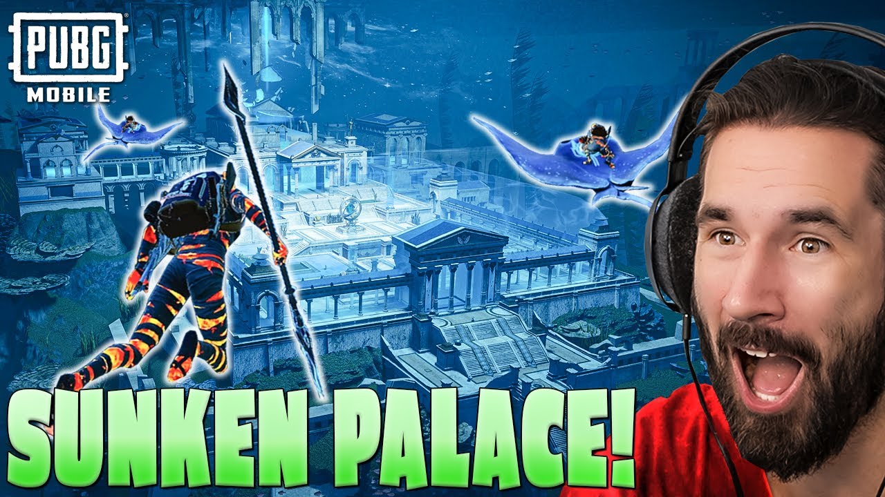 This Underwater Palace Is The Best Hot Drop! Squad Gameplay In New Update 😱 PUBG MOBILE