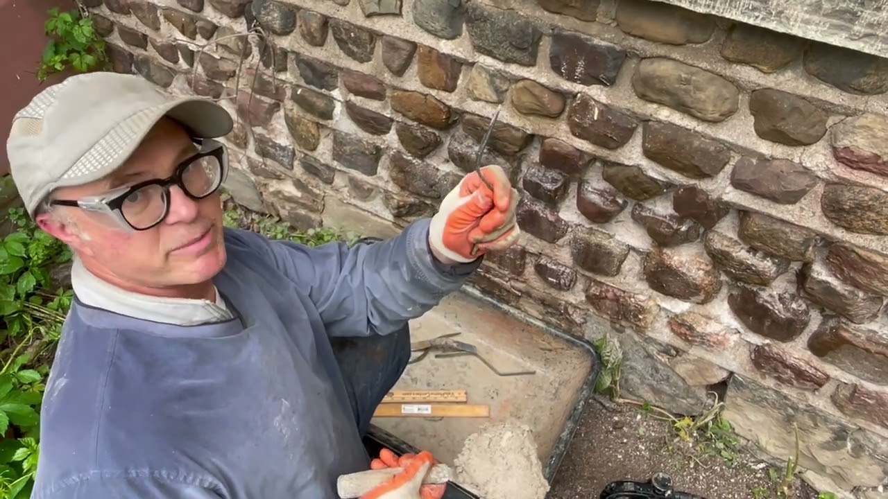 Cobblestone Pointing Video by Brian Daddis, Heritage Masonry Restoration