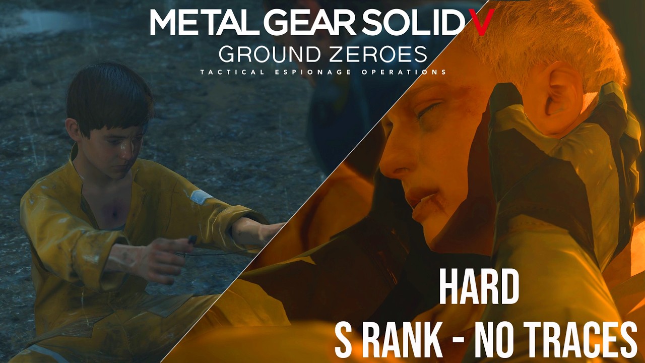 Metal Gear Solid V: Ground Zeroes - Salviamo Chico e Paz. - Hard - S Rank - No alerts - No Traces