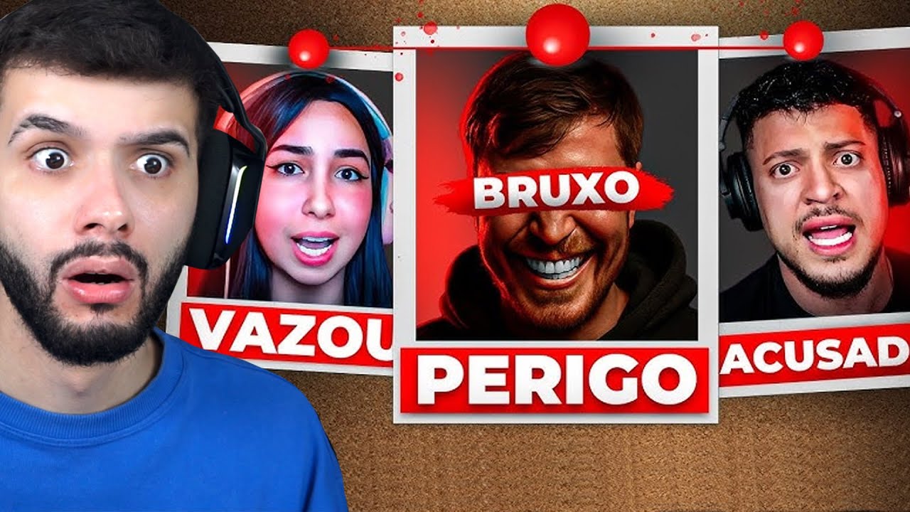 RAF&Atilde;O REAGE A VERDADE SOMBRIA POR TR&Aacute;S DO BRUXO FECHA LIVES