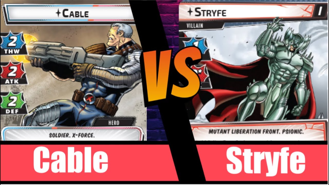 Marvel Champions | NeXt Evolution | Cable | X-Men | X-Force | Stryfe | Protection