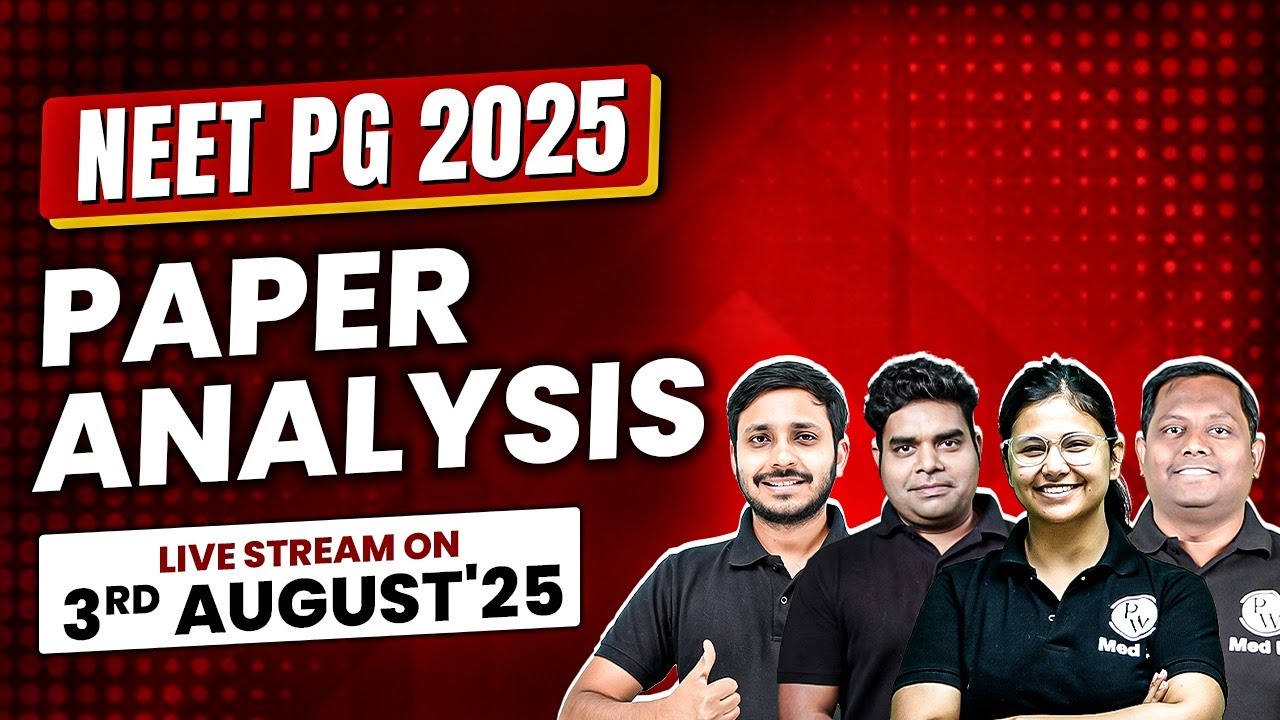 NEET PG 2025 Exam Question Paper Analysis 🔍 | NEET PG Exam Review & Recall | Difficulty & PYQs