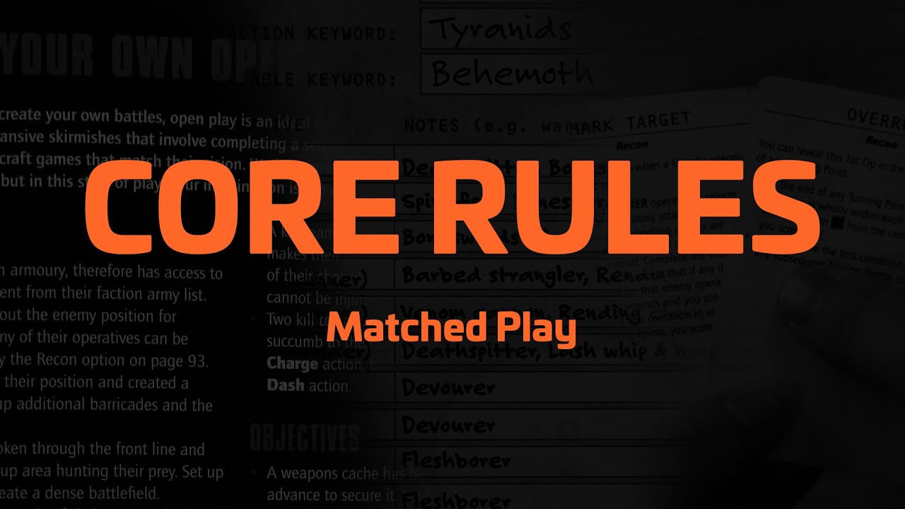 Kill Team Core Book - Matched Play