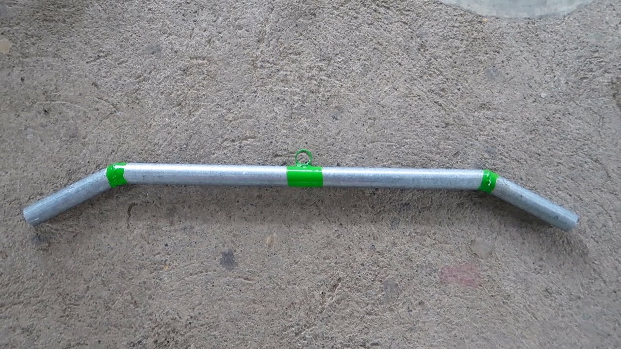 How to Make Lat Pulldown Bar - Homemade Gym Equipment