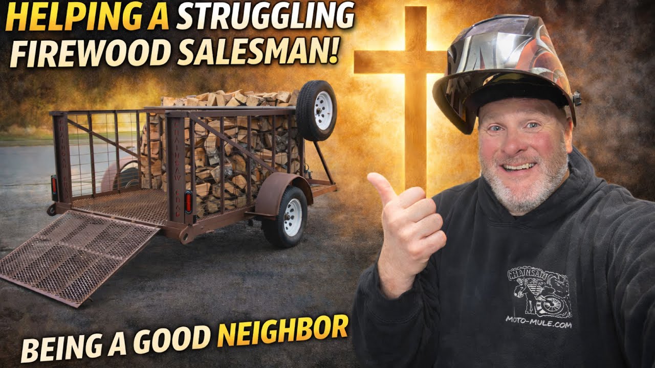 Chainsaw Chad needs a new trailer! Love your neighbor as Jesus instructs us to do. Faith in action.