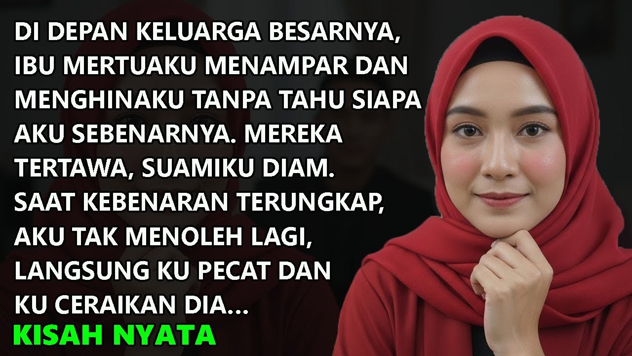 Mertua Menampar Dan Menghinaku Didepan Keluarga Besar - Balasanku Membuat Semua Orang Diam Membisu