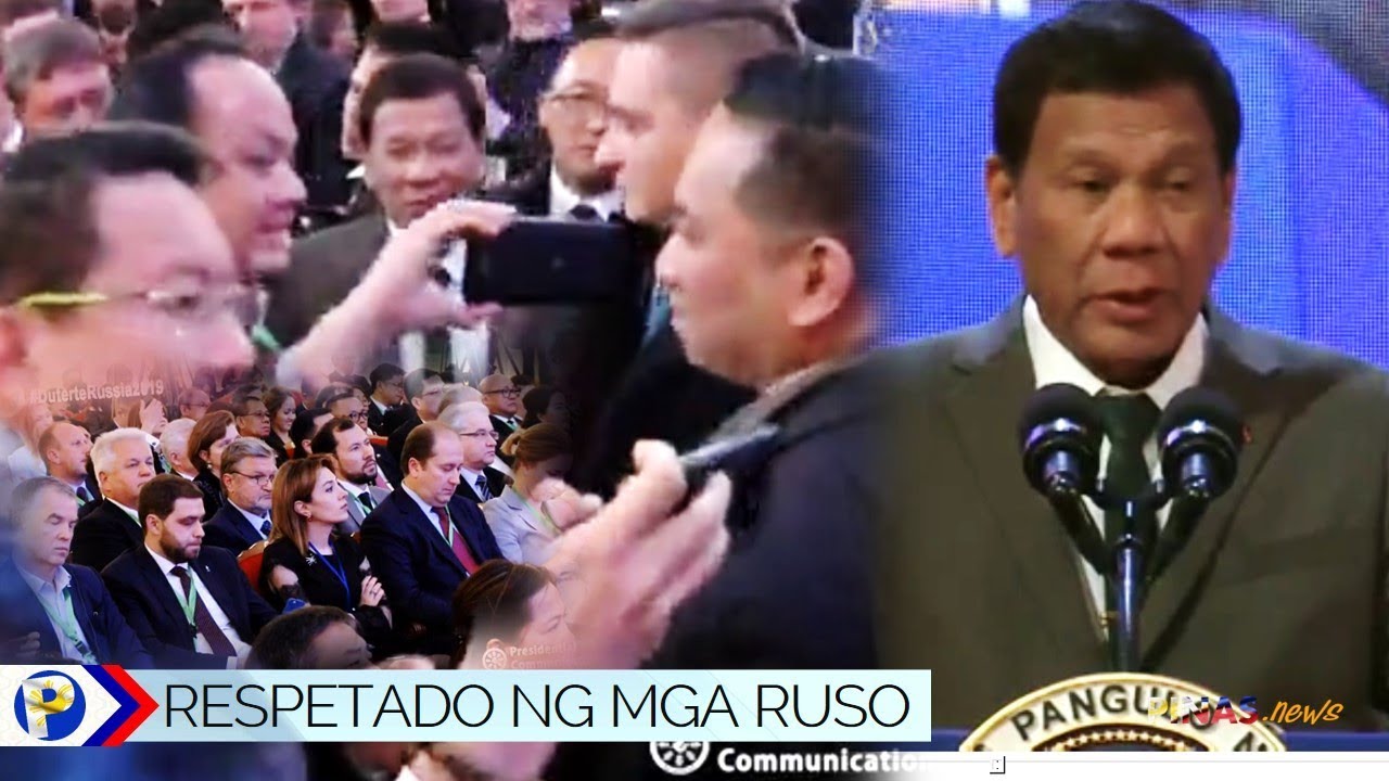 Duterte hinangaan at  pinagkaguIuhan sa Russia
