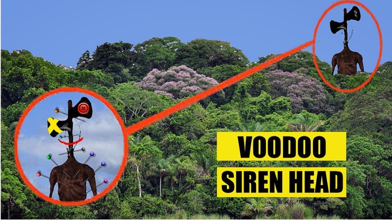 DO NOT MAKE A SIREN HEAD VOODOO DOLL & USE IT IN THE SIREN HEAD FOREST!! (GIANT SIREN HEAD SIGHTING)