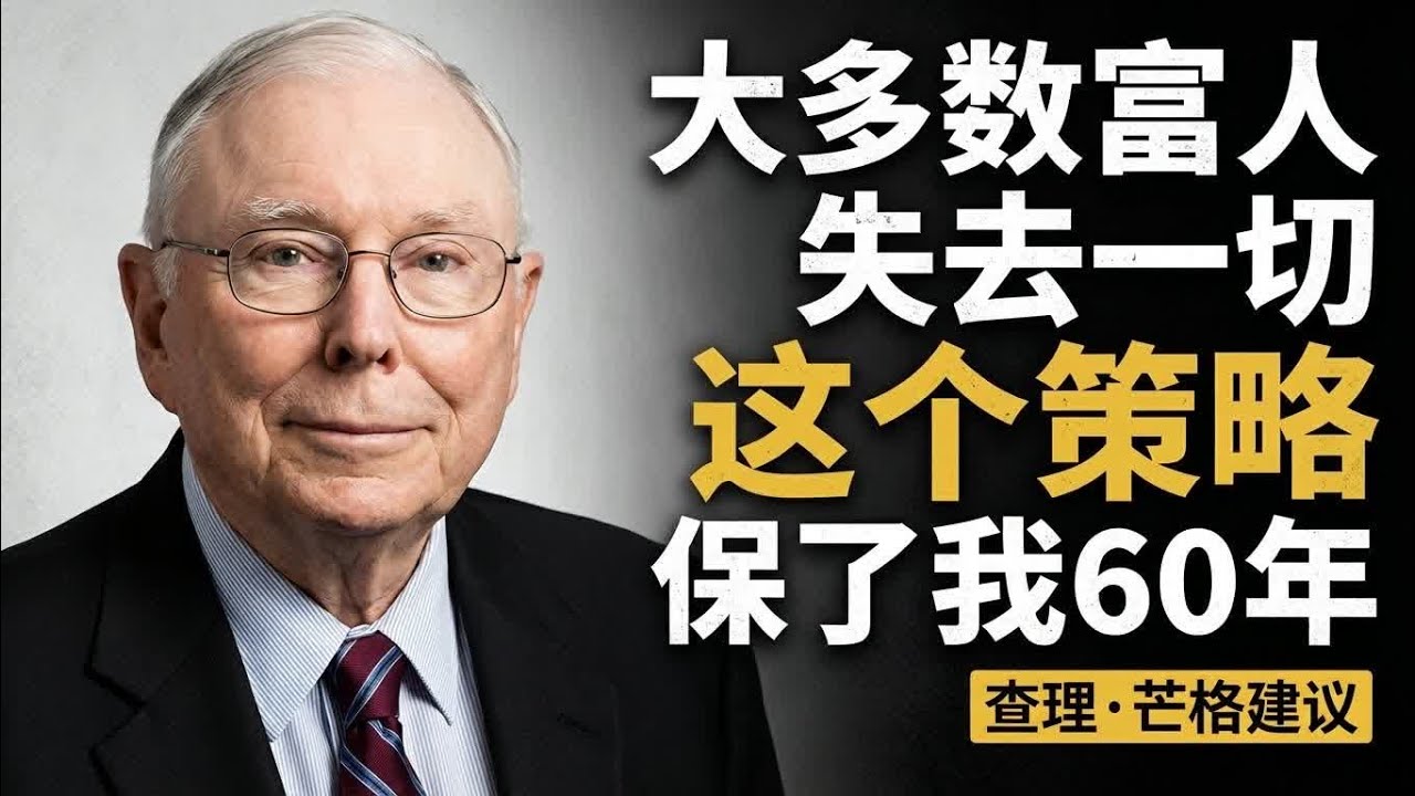 查理·芒格：为何“反脆弱”是你守住财富的唯一策略？穿越周期的顶级智慧。
