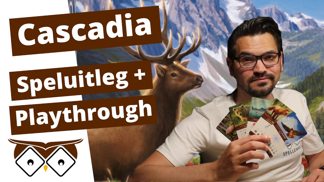 Cascadia Bordspel - Speluitleg + Playthrough