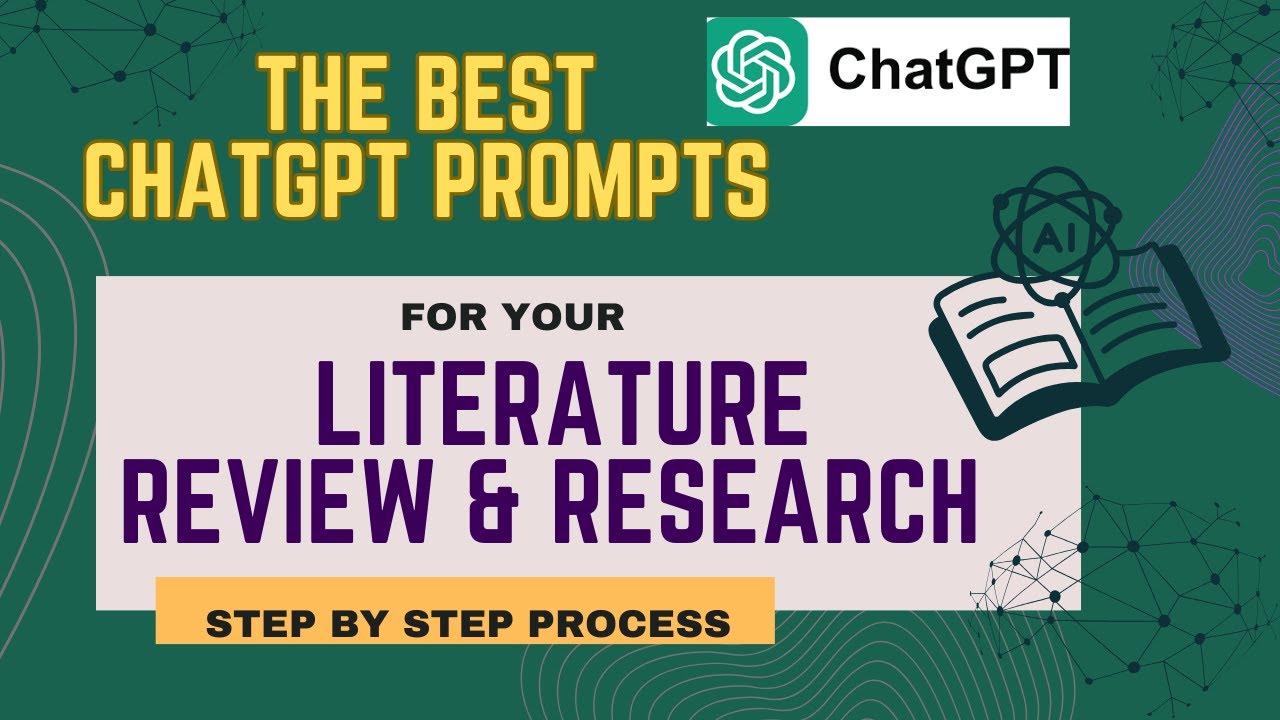 The BEST ChatGPT Prompts for Research and Literature Review