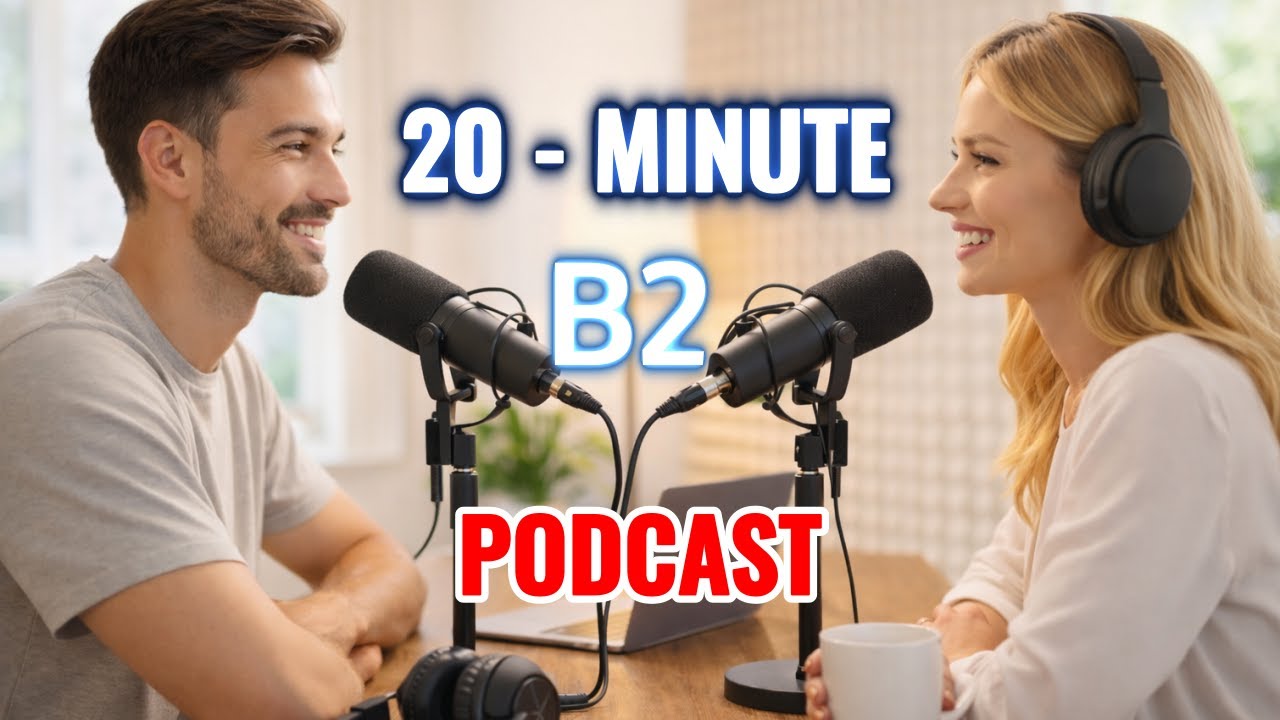 20-Minute English Listening Practice (B2 Level) || Intermediate English Podcast