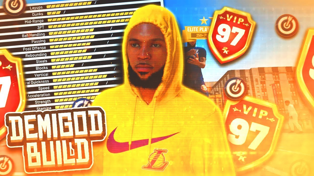 MOST OVERPOWERED 7'0 DEMIGOD BUILD IN NBA 2K19! BEST BUILD IN 2K19!