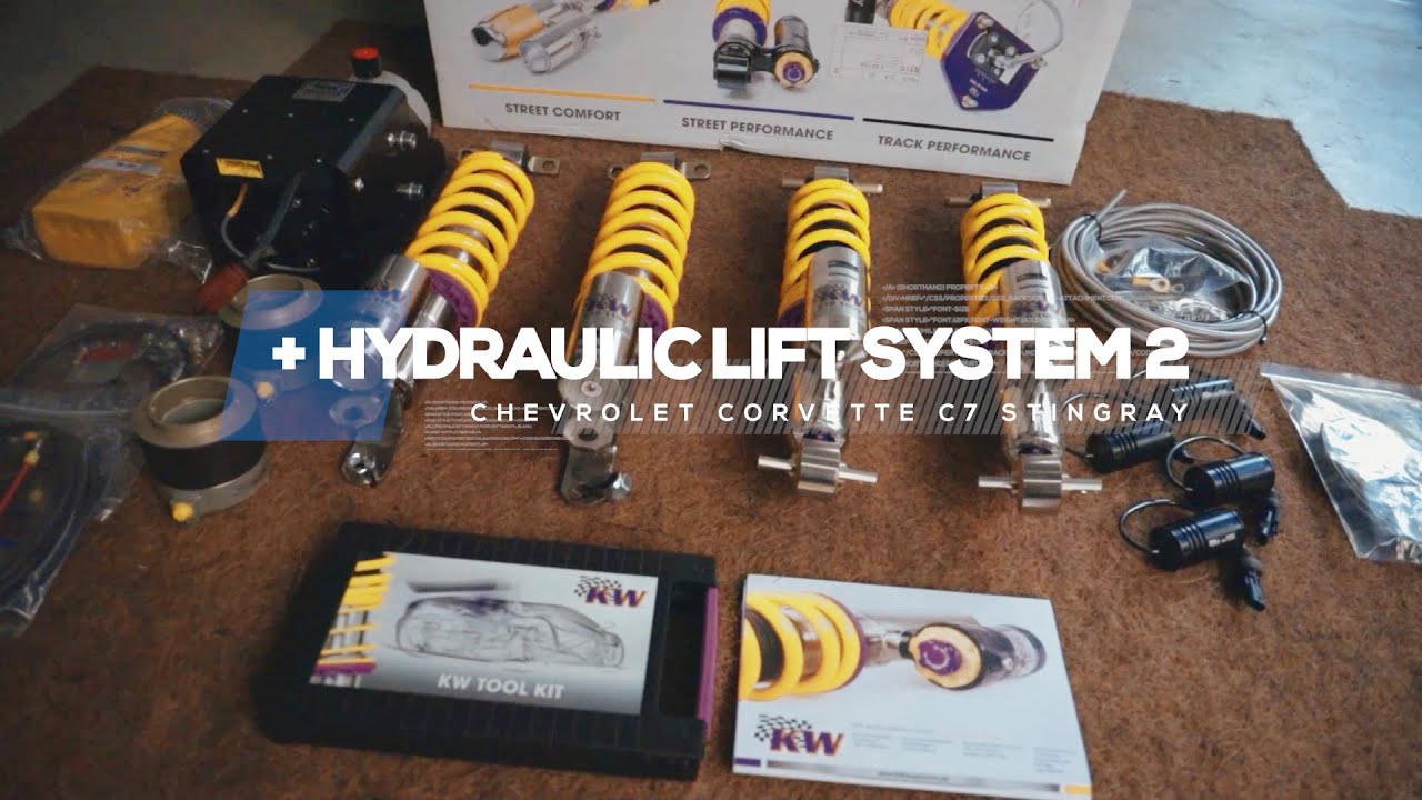 KW V3 Coilover inox & HLS 2 - Chevrolet Corvette C7