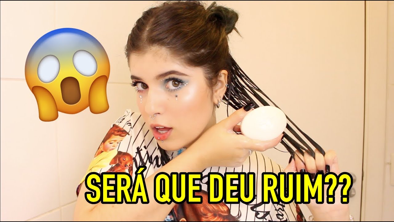 DESBOTANDO O CABELO COM SABONETE