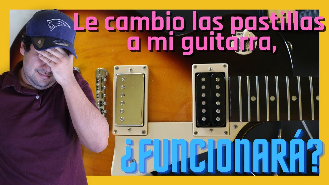 Le CAMBIO las PASTILLAS a mi GUITARRA 😰 EPIPHONE LES PAUL 100